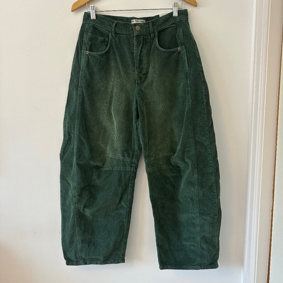New Free People x We The Free Good Luck Cord in Cypress Green | Size 28 - Picture 8 of 16